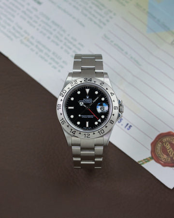 Rolex Explorer II Ref.16570 Black Dial + Papers