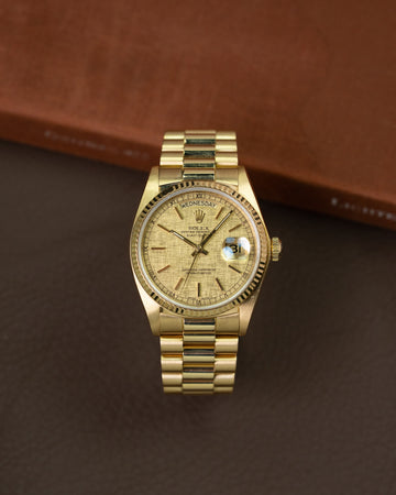 Rolex Day-Date 18038 'Linen'