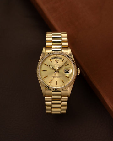 Rolex Day-Date 18038 Champagne Dial