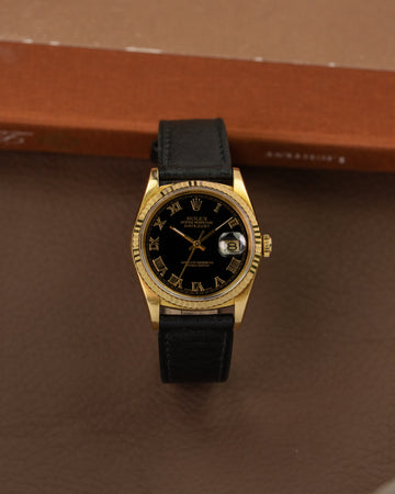 Rolex Datejust Ref.16238 Black Dial Roman Numerals