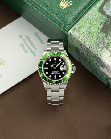 Rolex Submariner Kermit 16610LV Flat Four