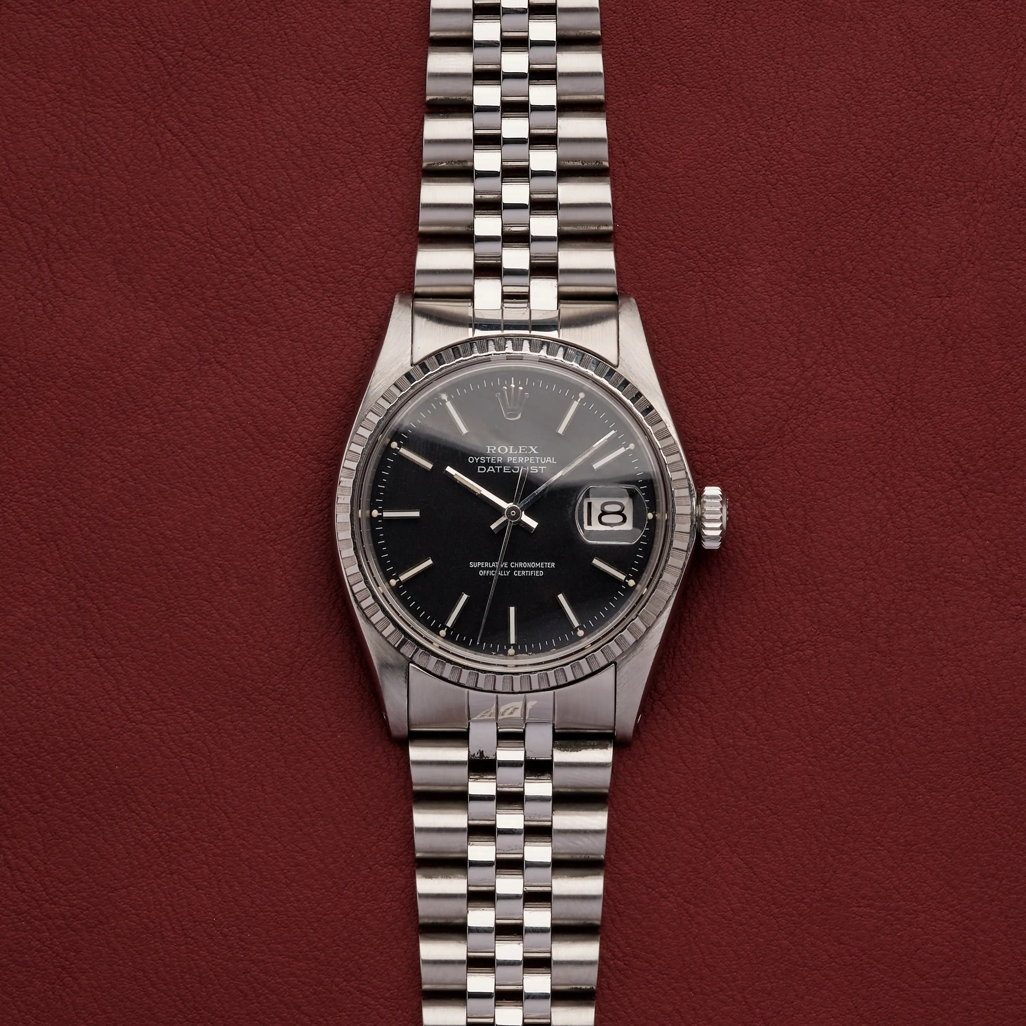Rolex Datejust 1603 Black Confetti Dial
