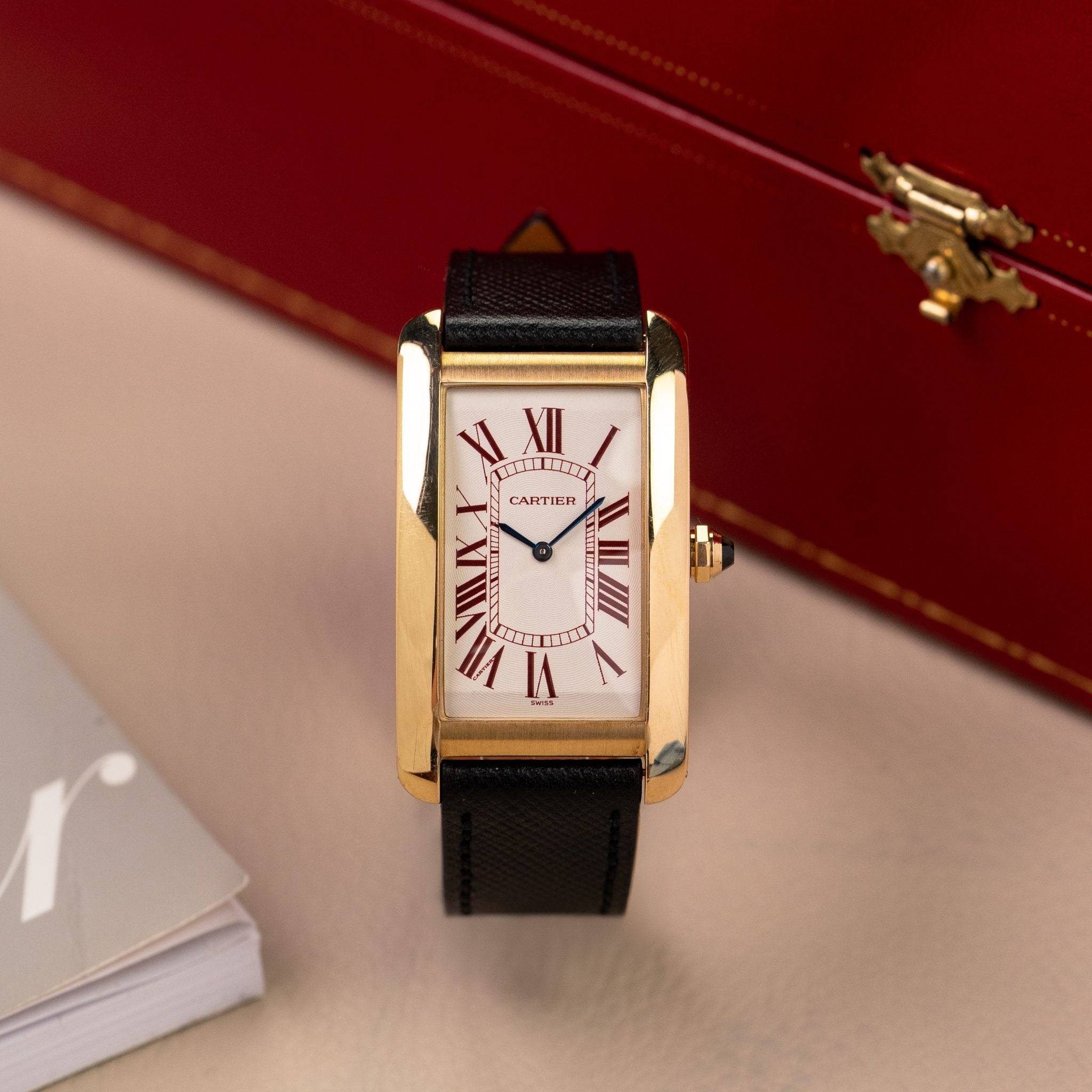 Cartier Américaine 1735B 'Burgundy'