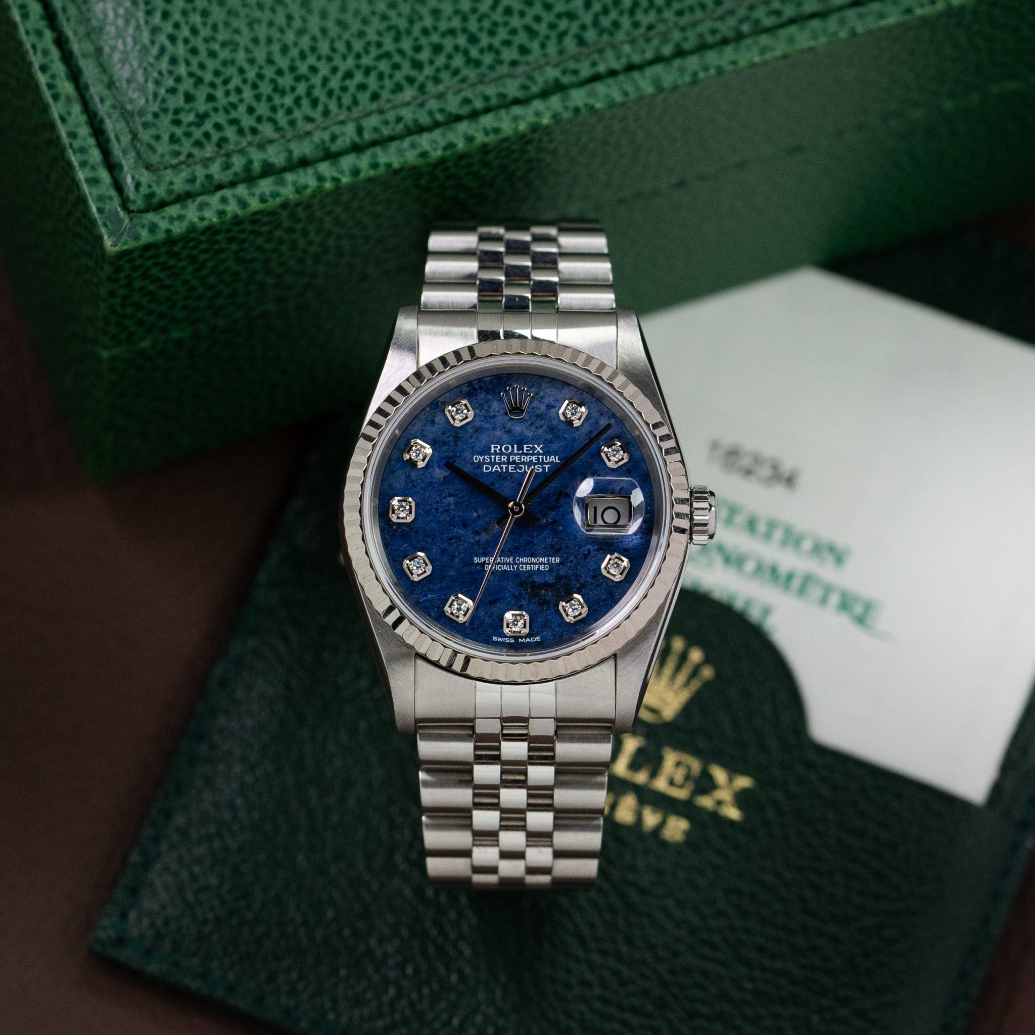 Rolex Datejust 16234 'Sodalite'