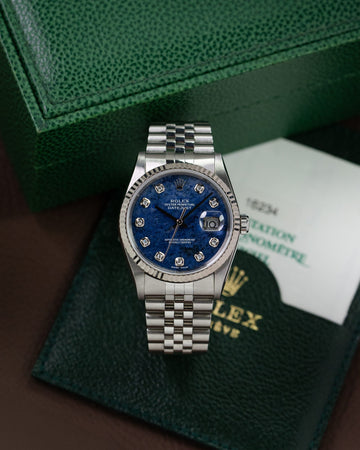 Rolex Datejust 16234 'Sodalite'