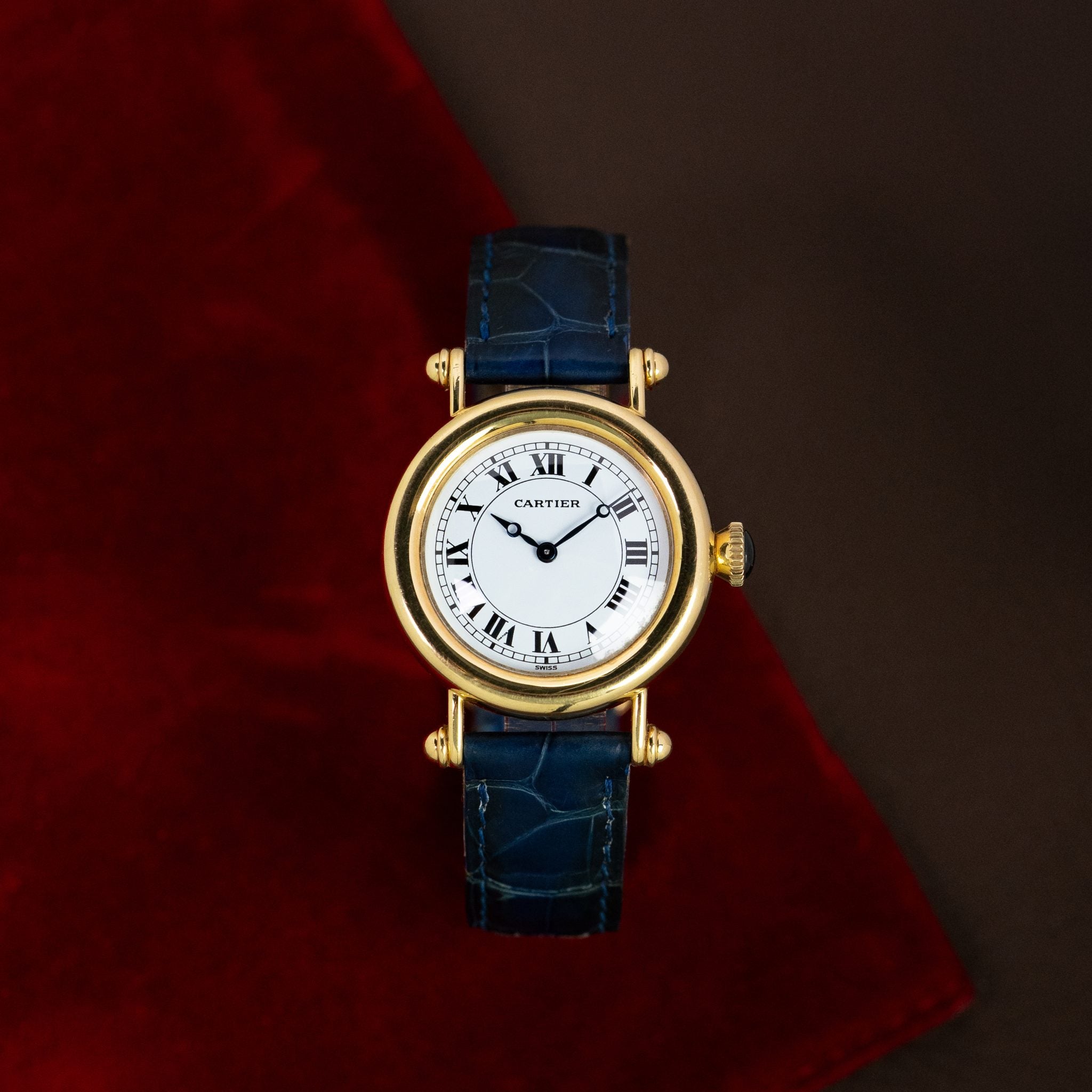 Cartier Diabolo 1460 18K Yellow Gold Handwound