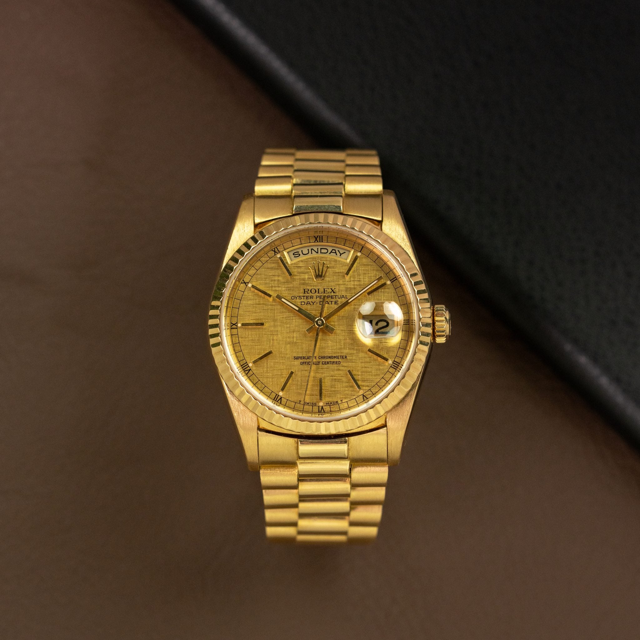 Rolex Day-Date 18238 Double Quick-Set 'Linen'