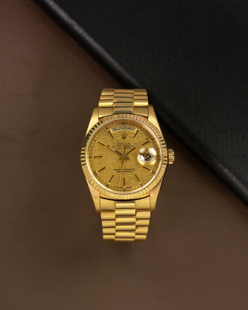 Rolex Day-Date 18238 Double Quick-Set 'Linen'