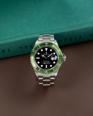 Rolex Submariner 16610LV 'Kermit Flat Four'