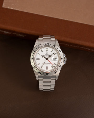 Rolex Explorer II Ref. 16570 White Dial