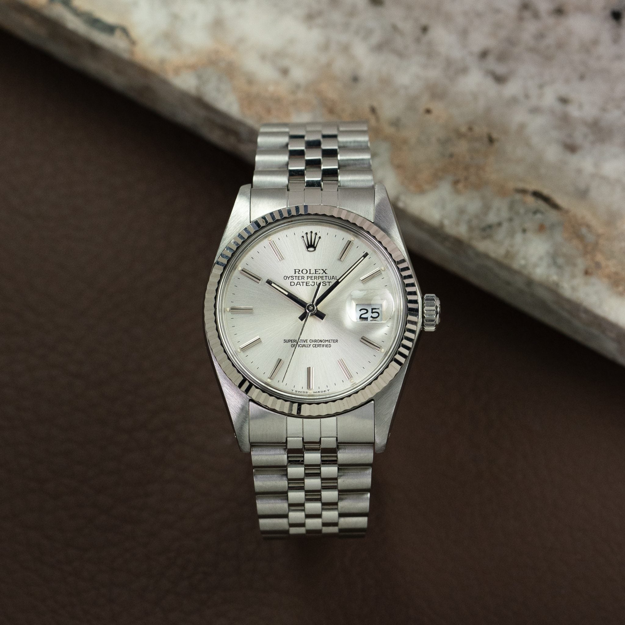 Rolex Datejust 16014 Silver