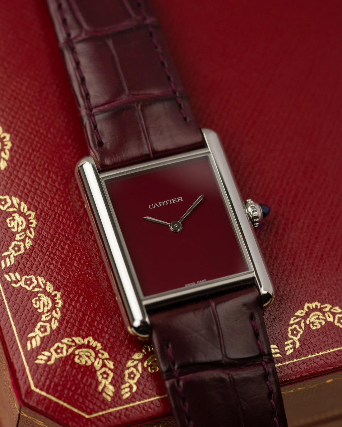 Cartier Tank Must 'Burgundy'