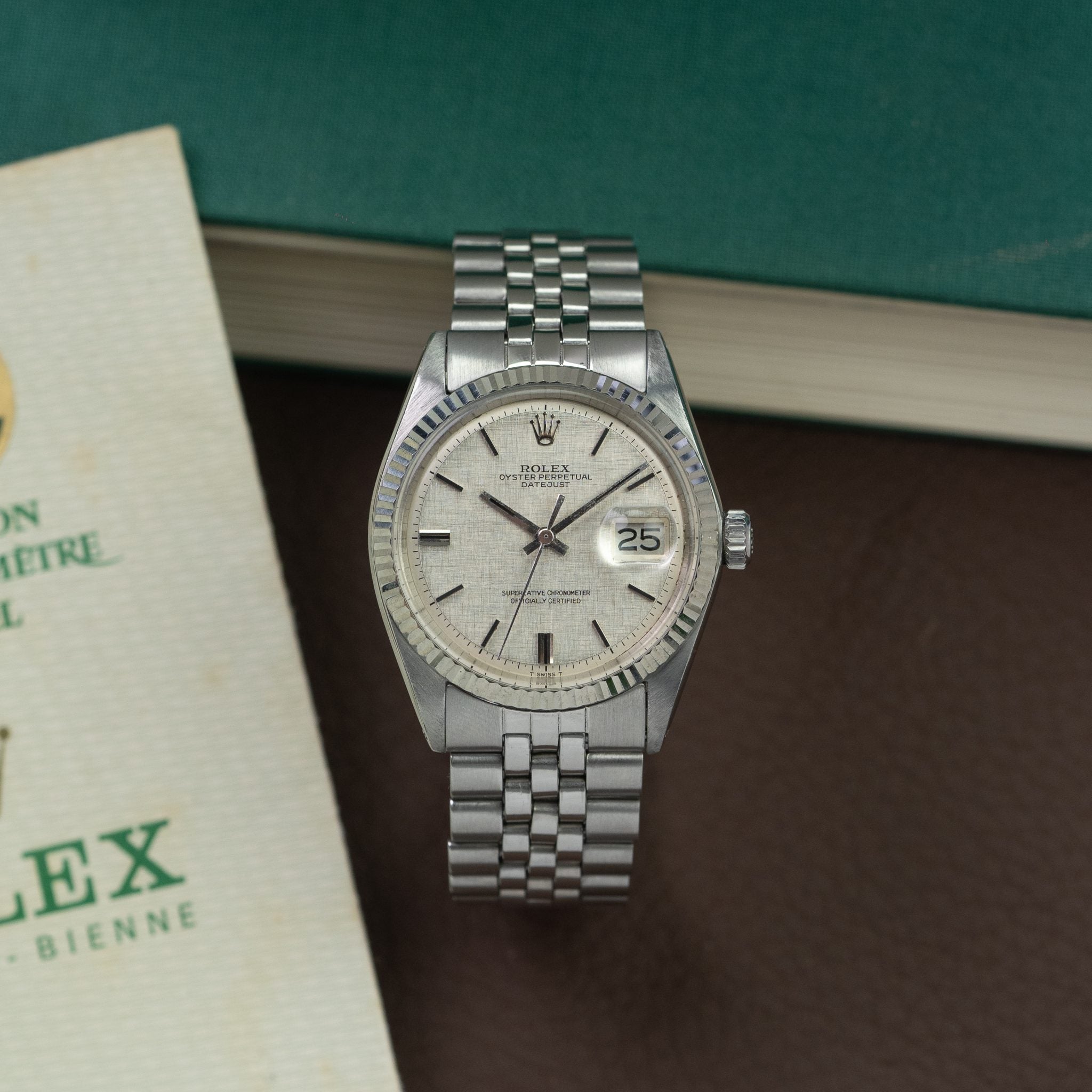 Rolex Datejust 1601 'Linen' + Papers
