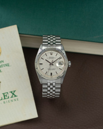 Rolex Datejust 1601 'Linen' + Papers