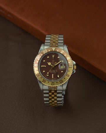 Rolex GMT-Master Rootbeer Ref. 1675/3 Nipple Dial