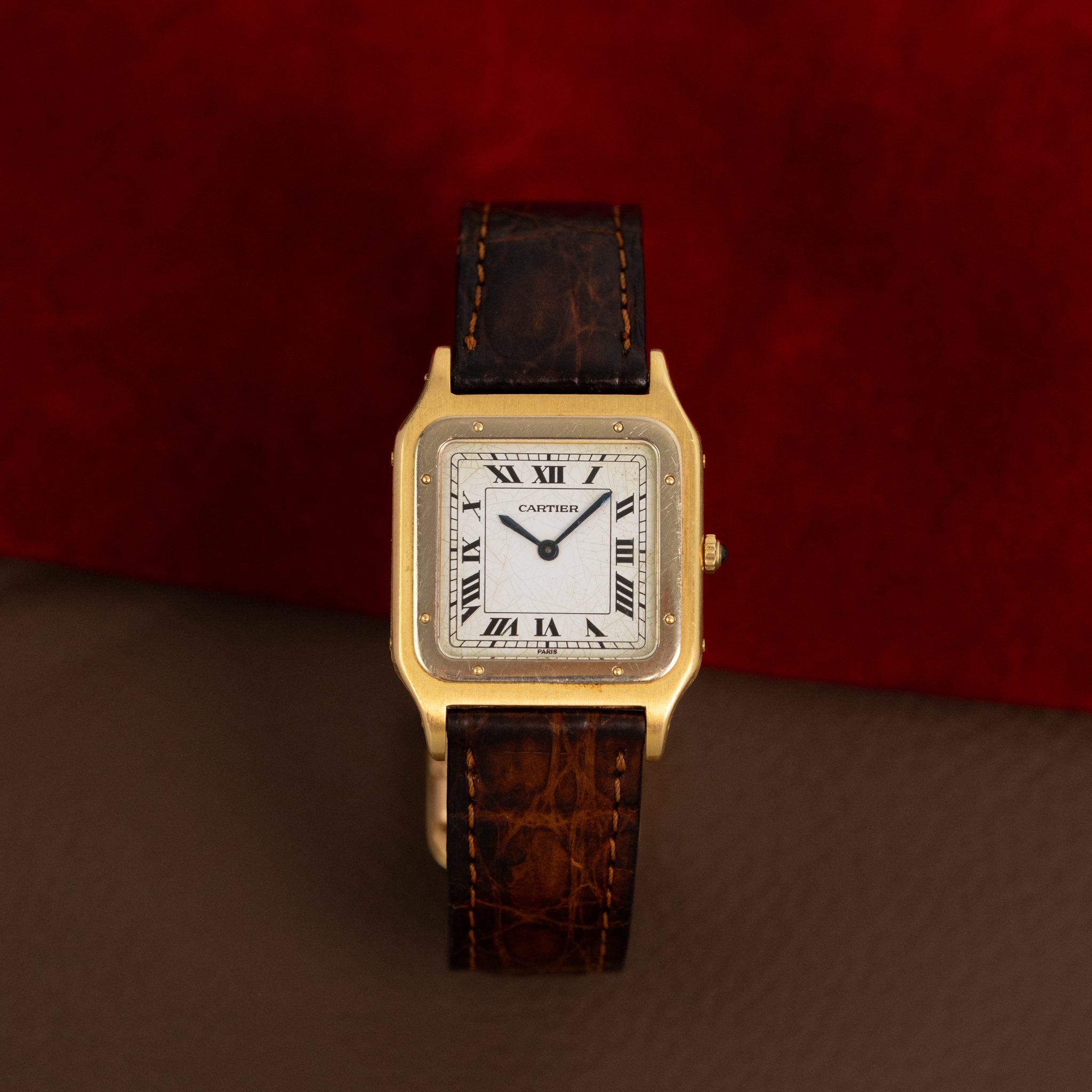 Cartier Santos Dumont Ref.96061 Deux Ors Extra-Plat 'Paris'
