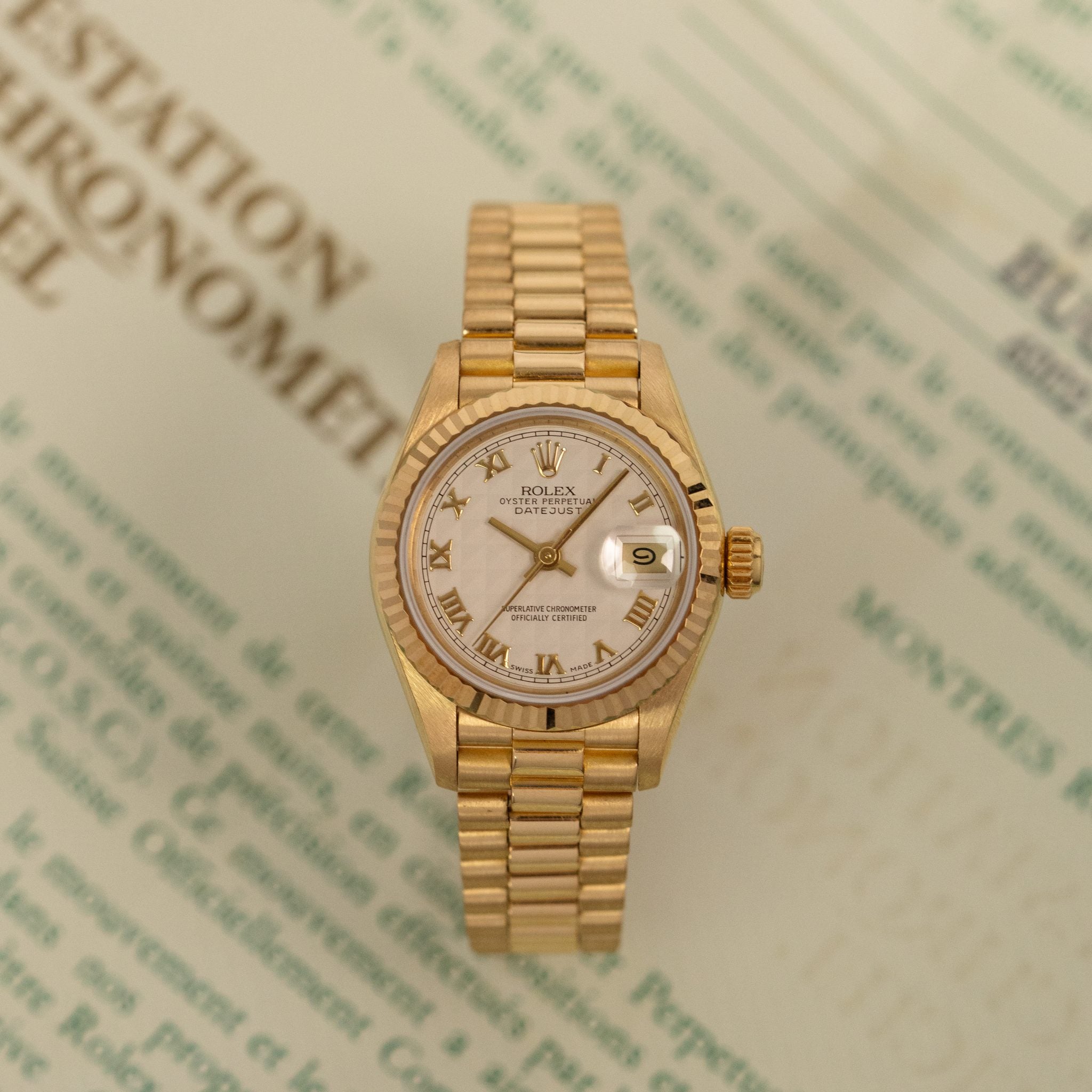 Rolex Lady-Datejust Ref.69178 Pyramid Dial + Papers