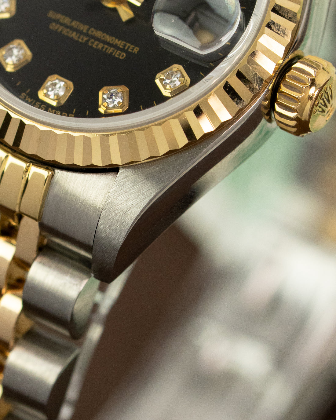 Rolex Lady-Datejust Ref.79173 Black Diamond Dial + Papers
