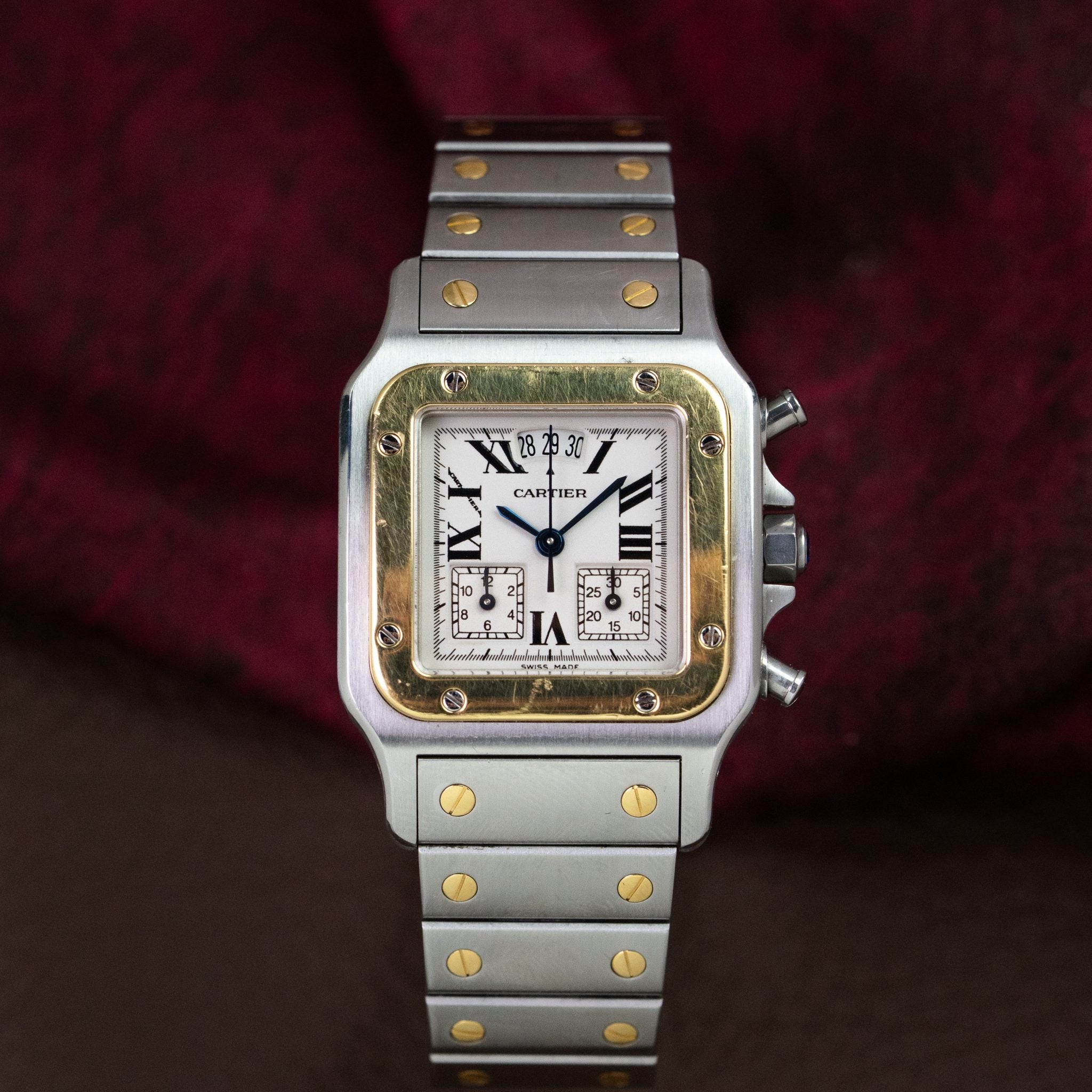 Cartier Santos Galbée Chronograph Ref.2425