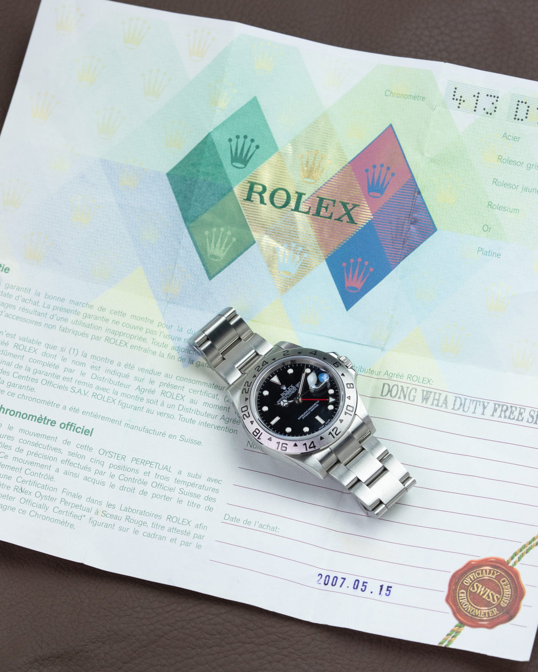 Rolex Explorer II Ref.16570 Black Dial + Papers