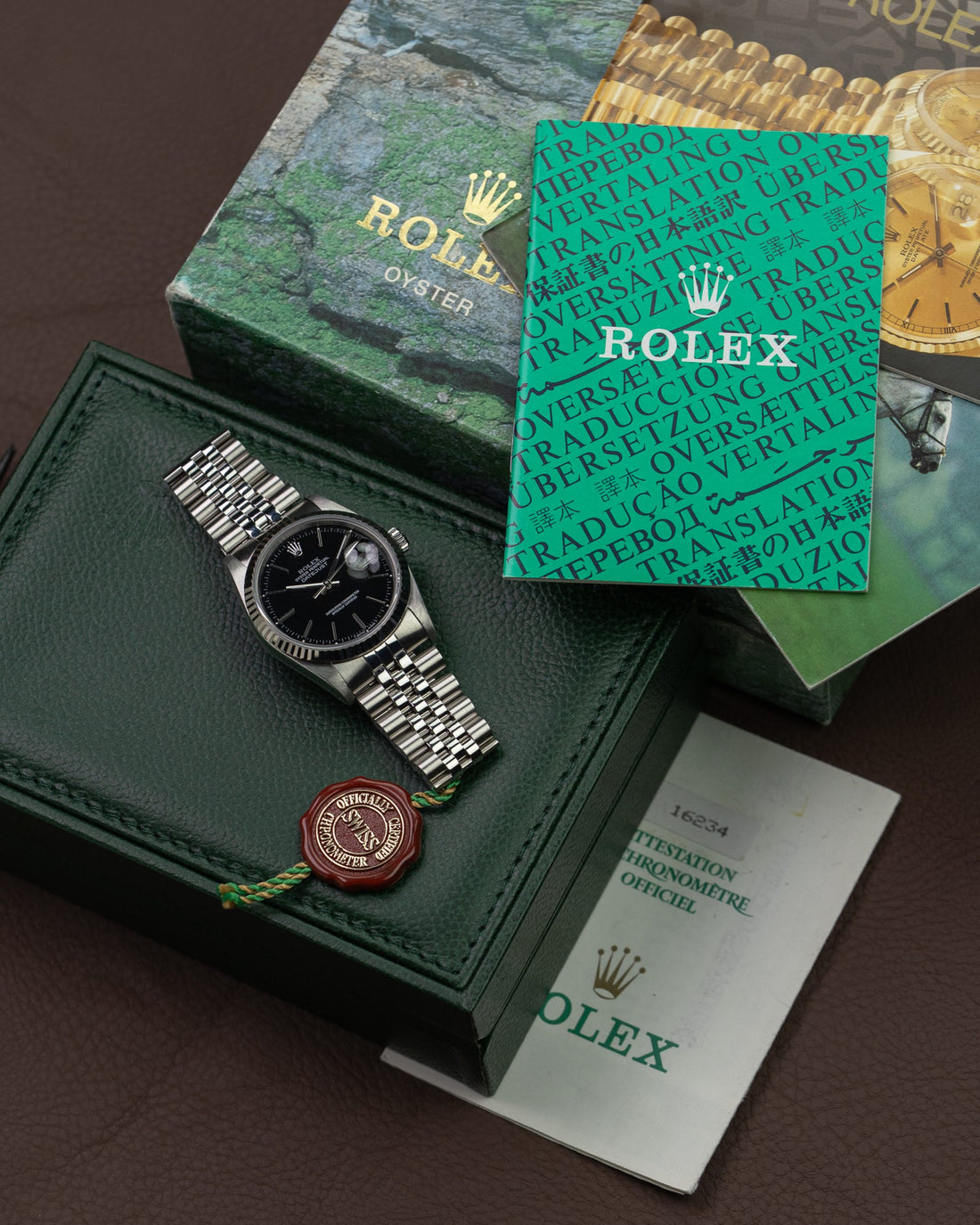 Rolex Datejust 16234 Black Dial