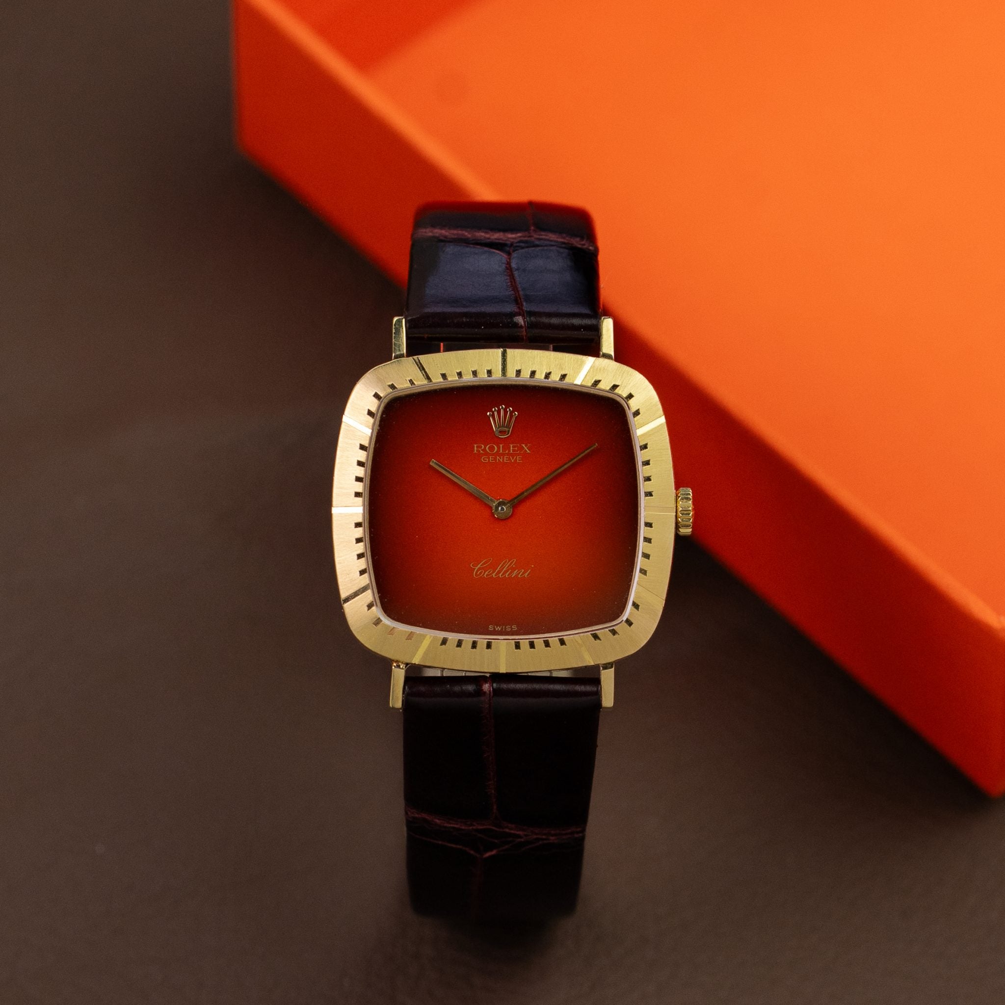Rolex Cellini 4084 Red Vignette