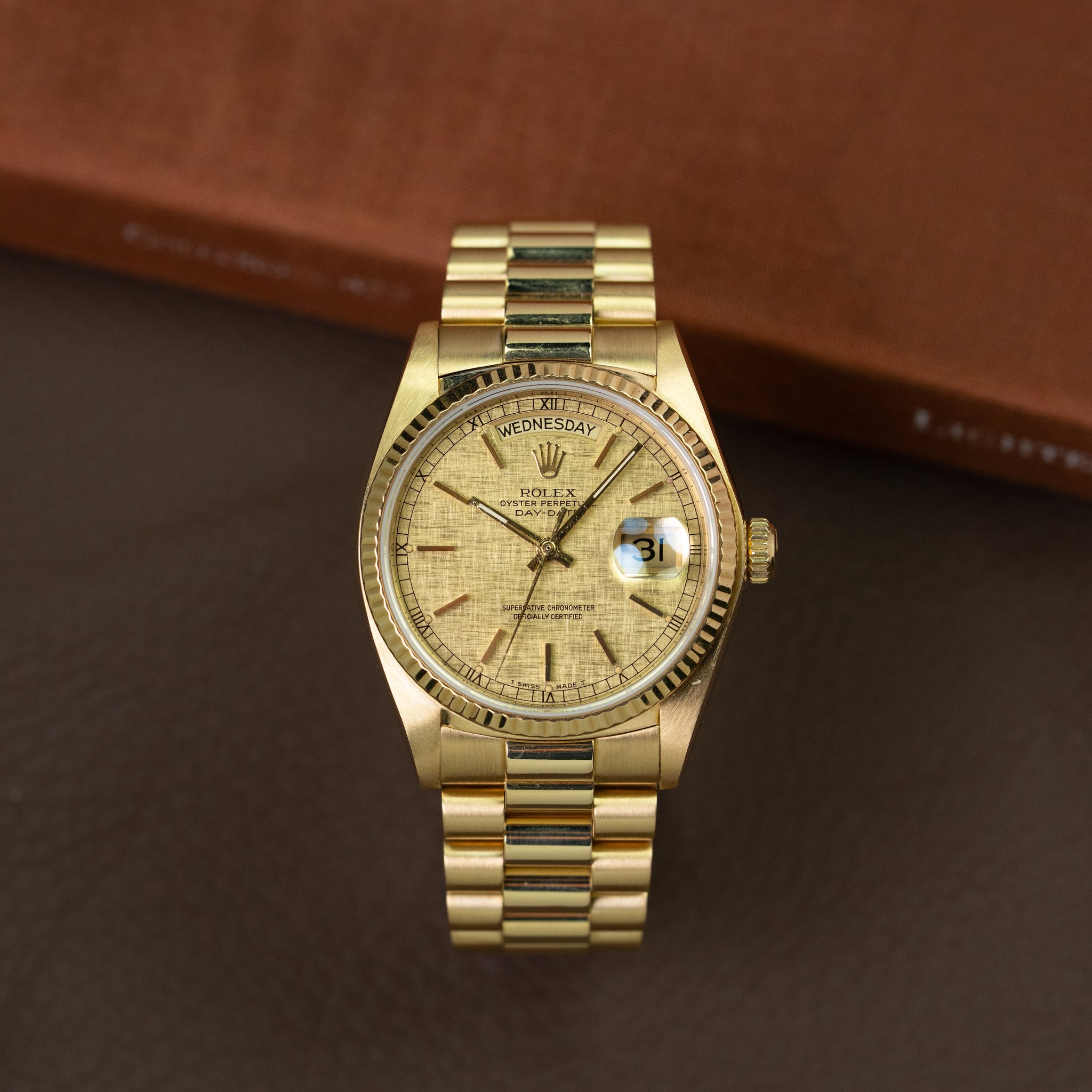 Rolex Day-Date 18038 'Linen'
