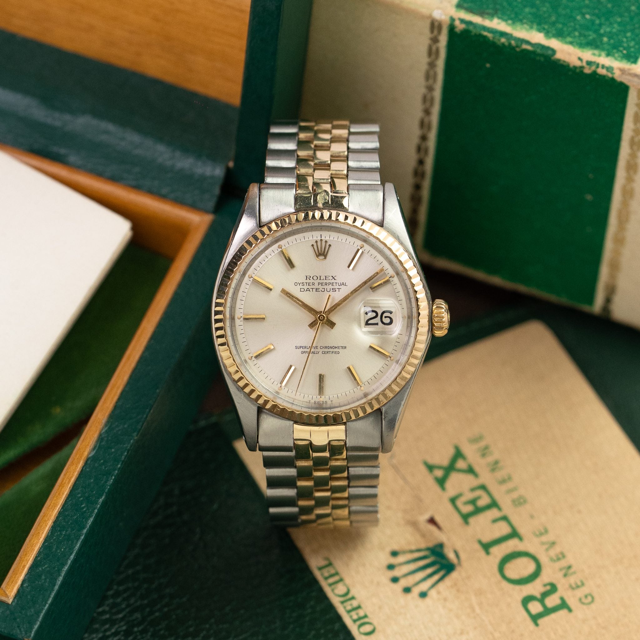 Rolex Datejust 1601/3 Silver Dial US Army Exchange