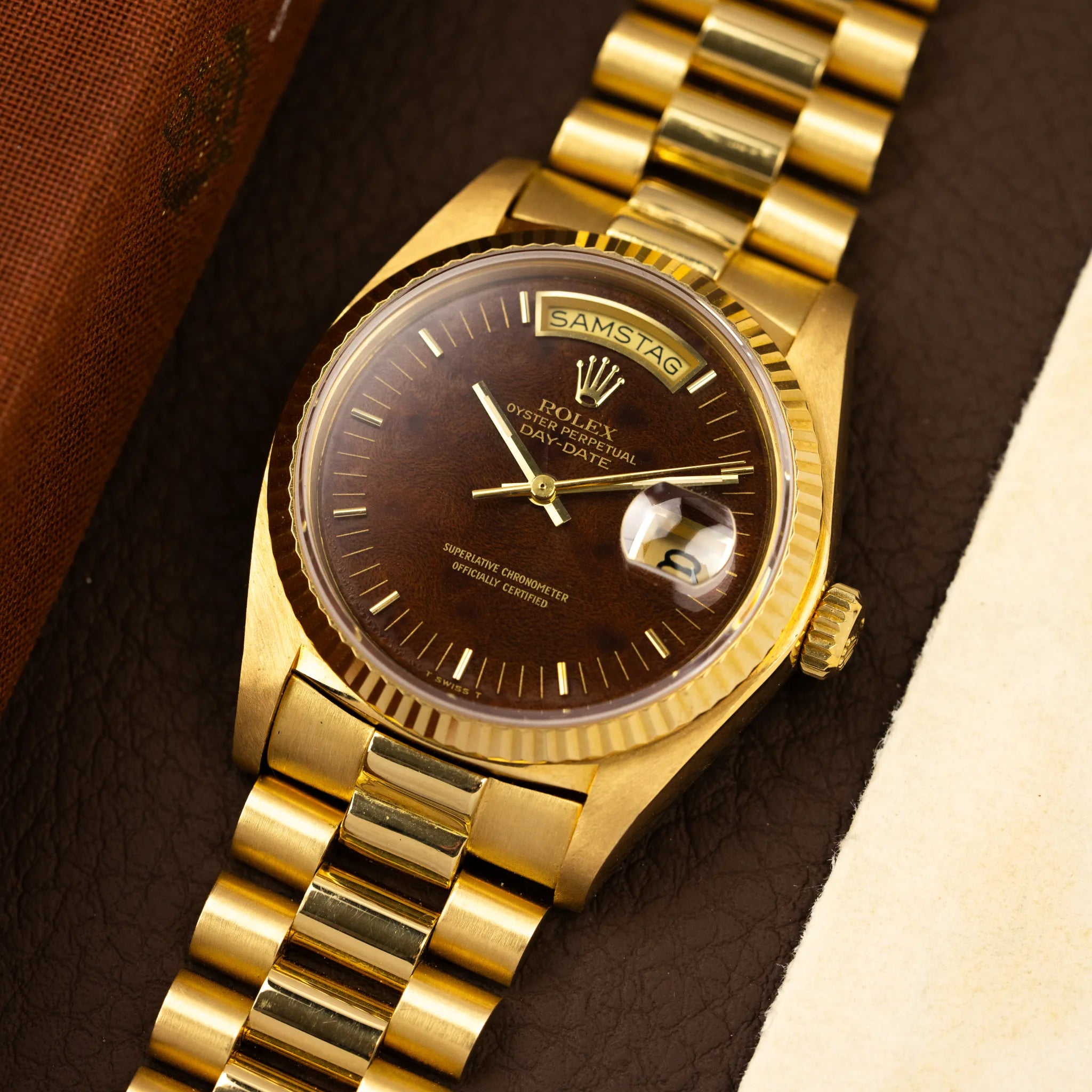 Rolex Day-Date 18038 'Burl Wood'