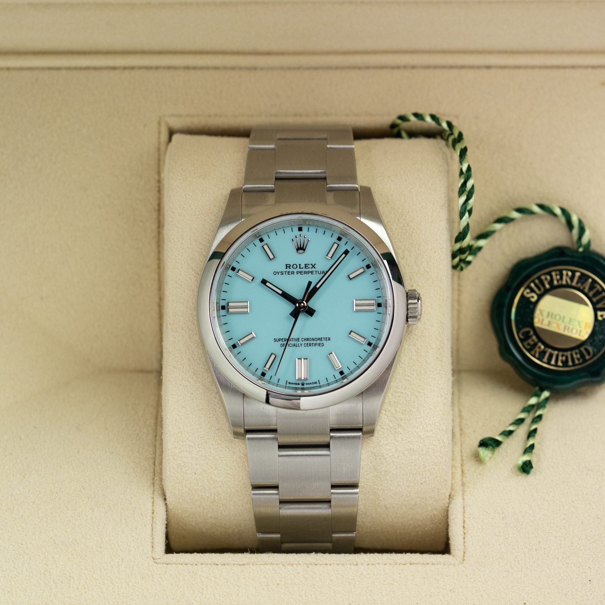 Rolex Oyster Perpetual 126000 Tiffany