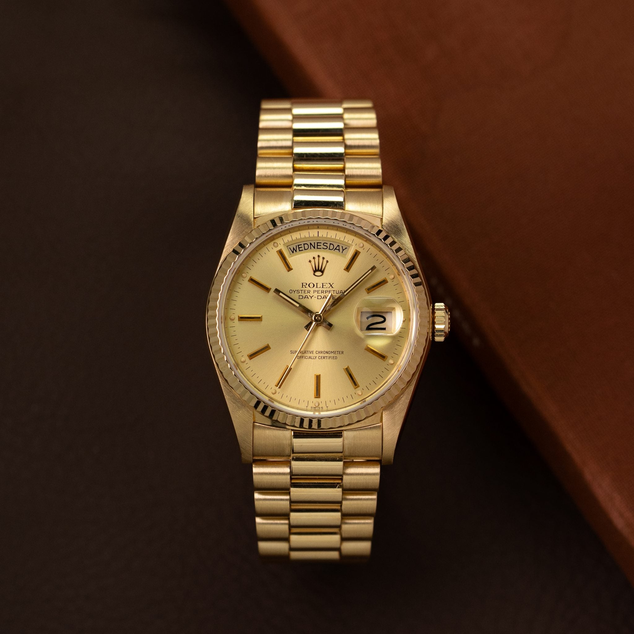 Rolex Day-Date 18038 Champagne Dial