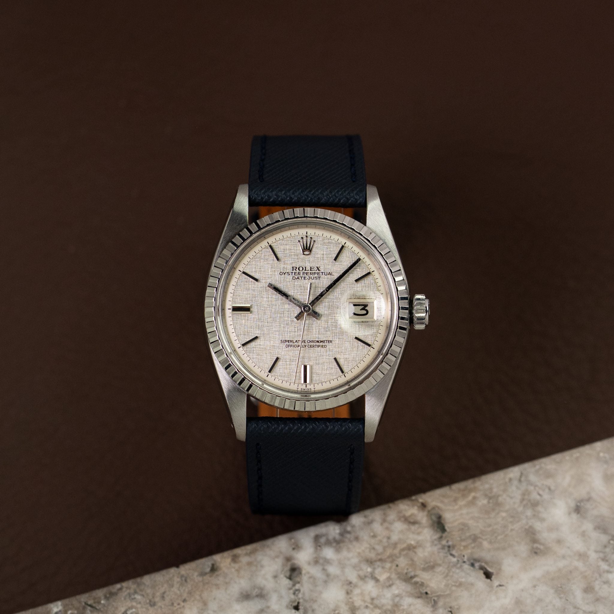 Rolex Datejust 1603 Silver 'Linen'