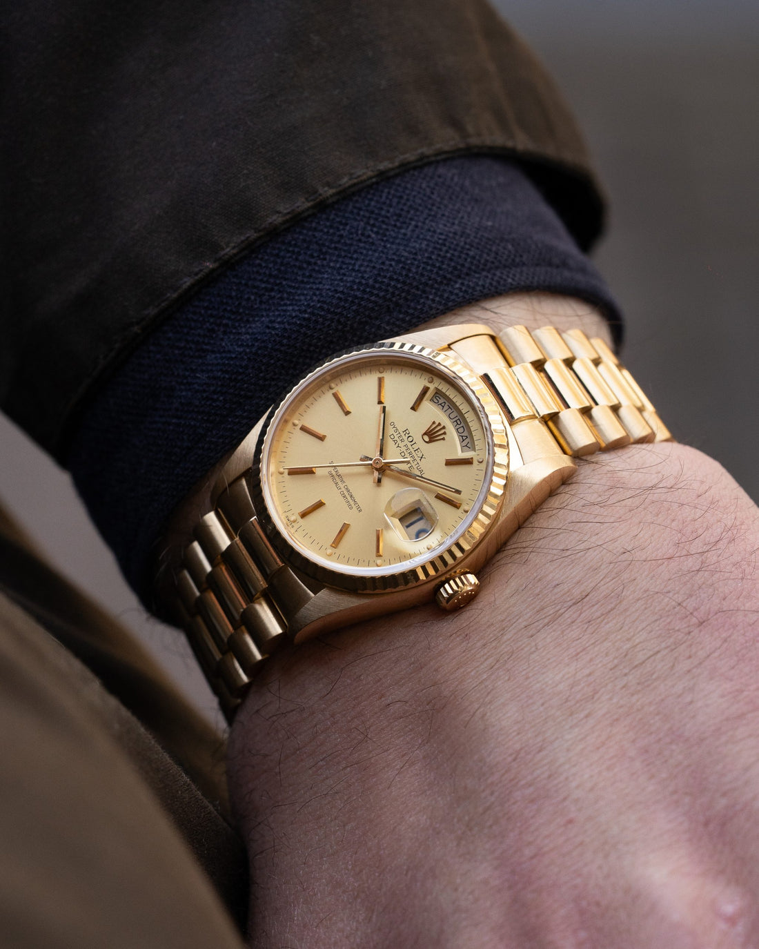 Rolex Day-Date 18038 Champagne Dial