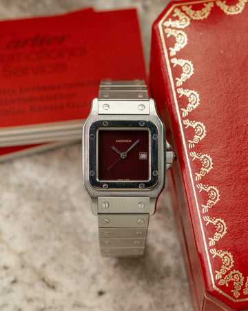 Cartier Santos 2960 'Burgundy'