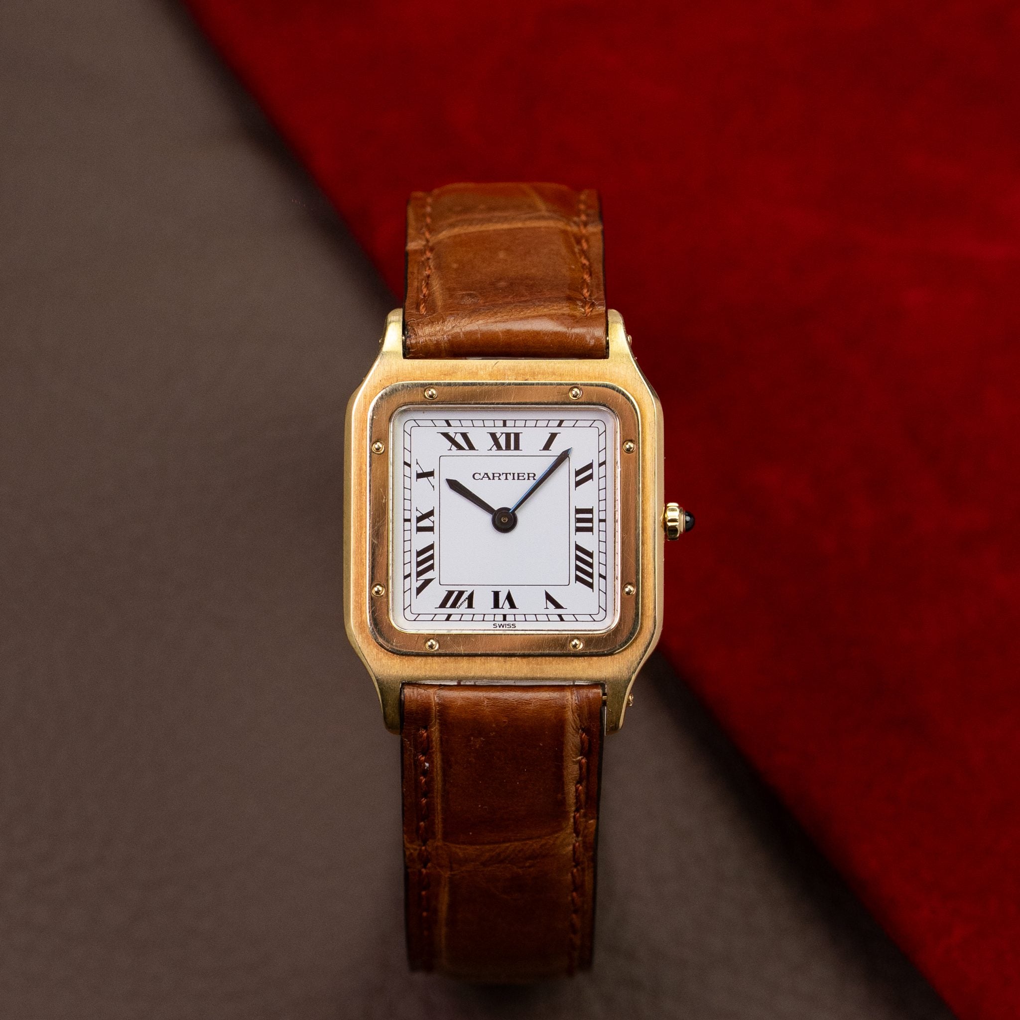 Cartier Santos Dumont 96054 Extra Plate 'Swiss'