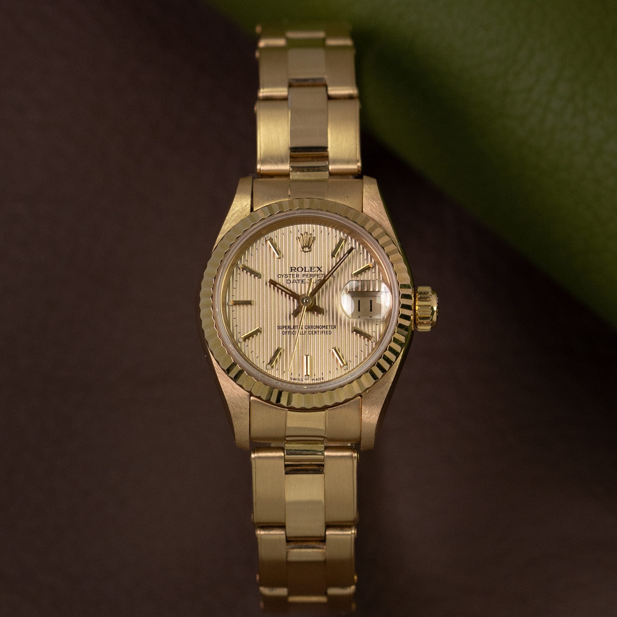 Rolex Lady-Datejust 69178 Tapestry Riveted Oyster