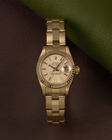 Rolex Lady-Datejust 69178 Tapestry Riveted Oyster