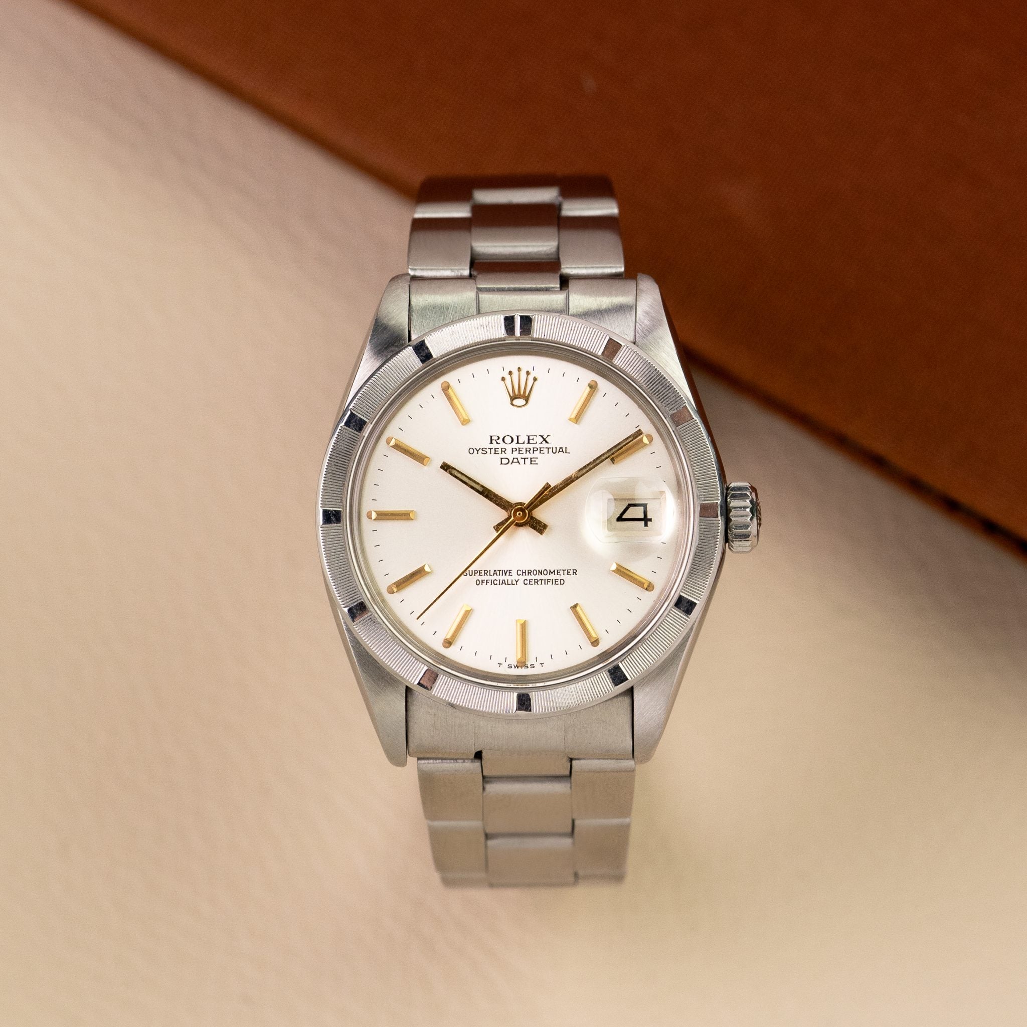 Rolex Date 1500 Silver
