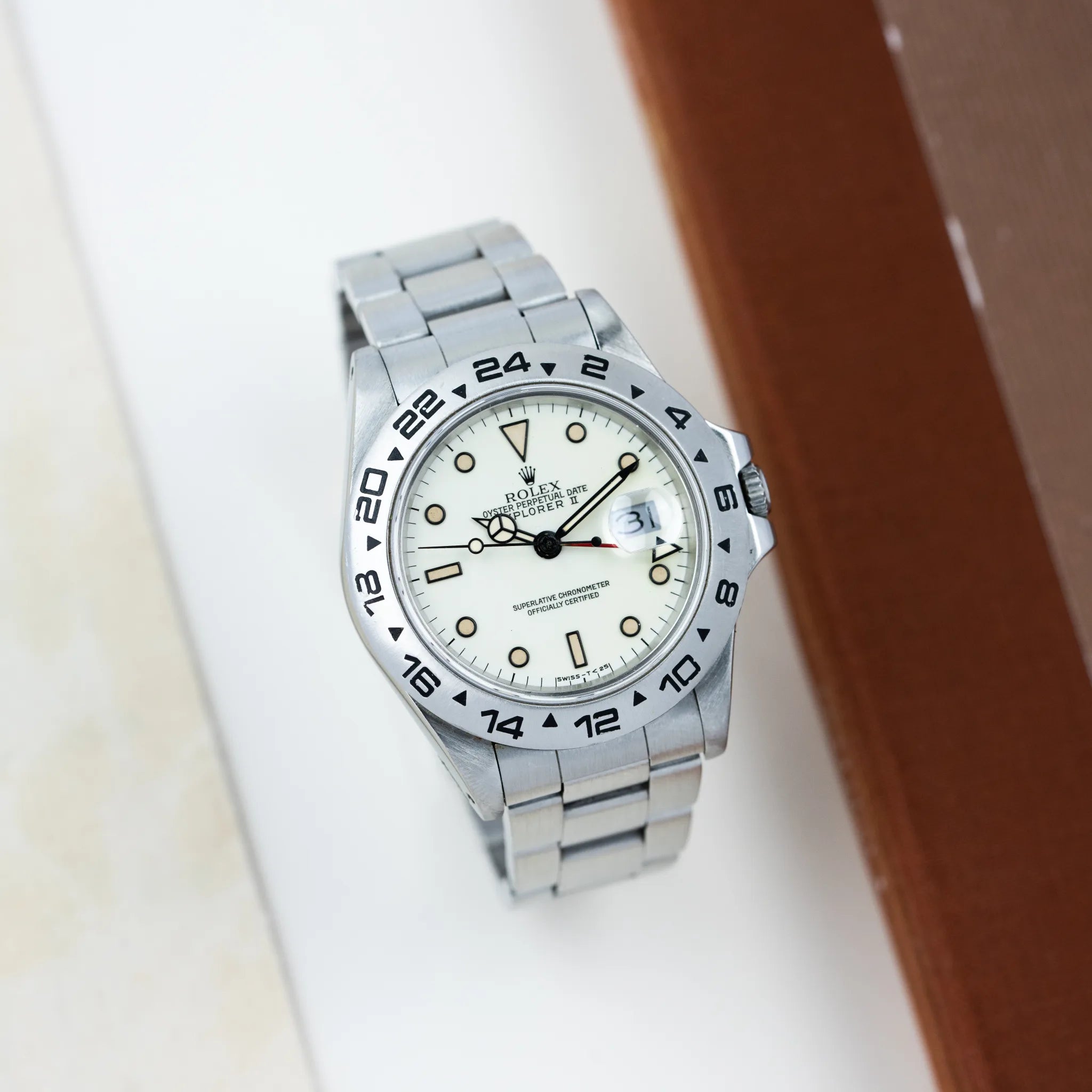 Rolex Explorer II 16550 'Cream'