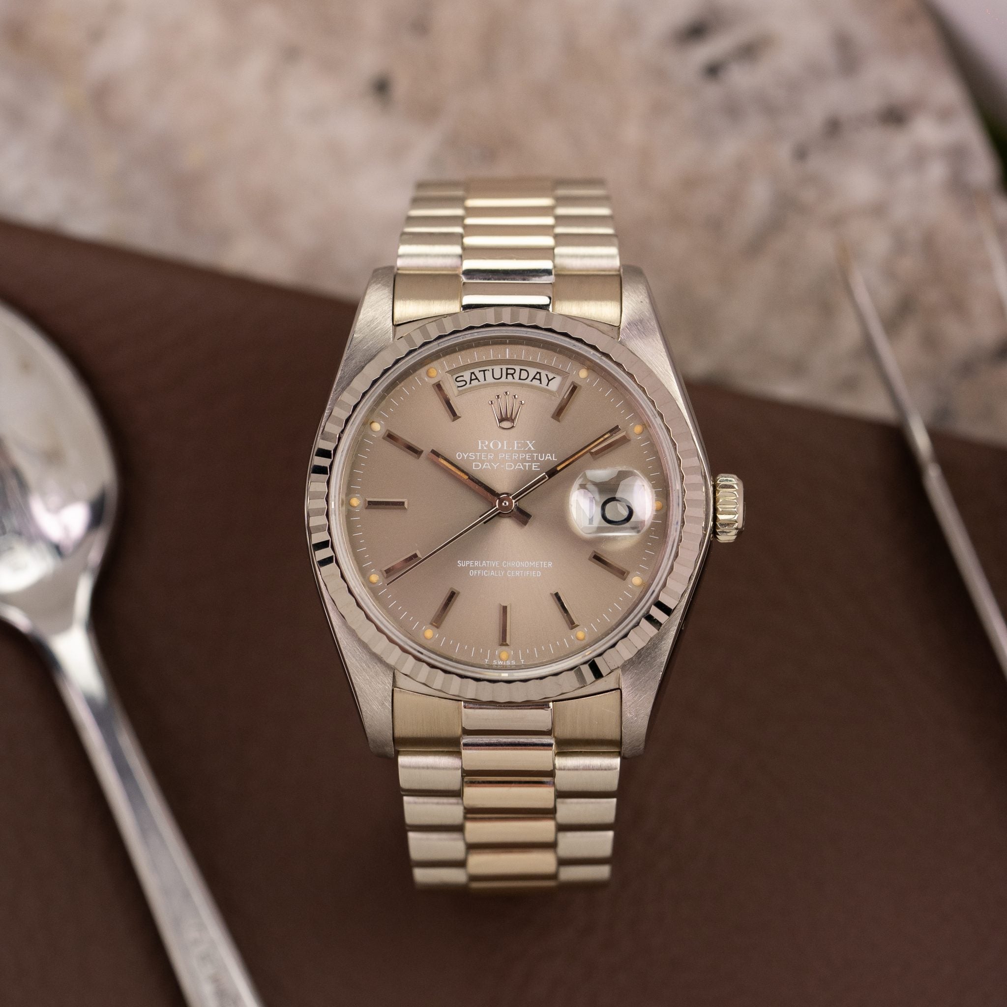 Rolex Day-Date 18039 'Taupe'