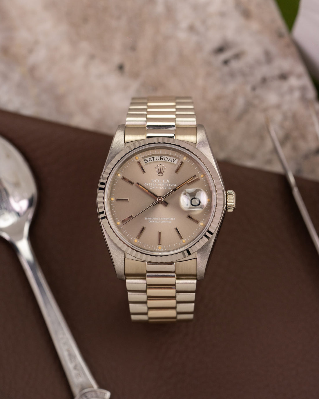 Rolex Day-Date 18039 'Taupe'