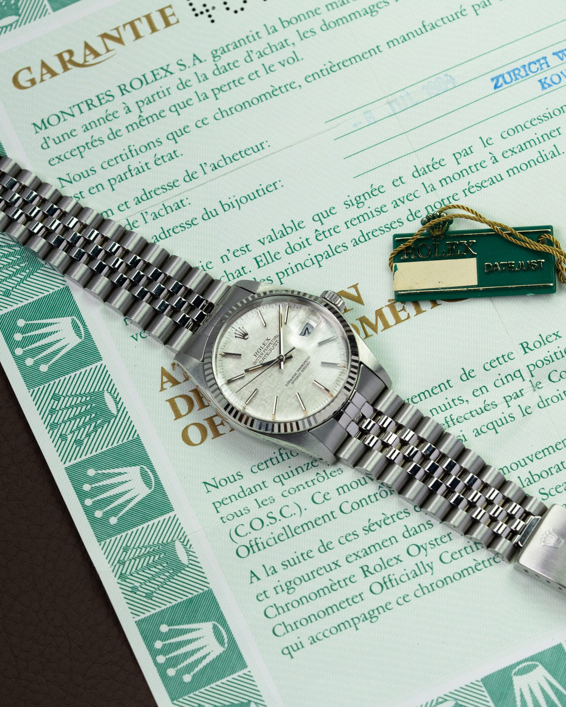 Rolex Datejust 16014 Linen + Papers