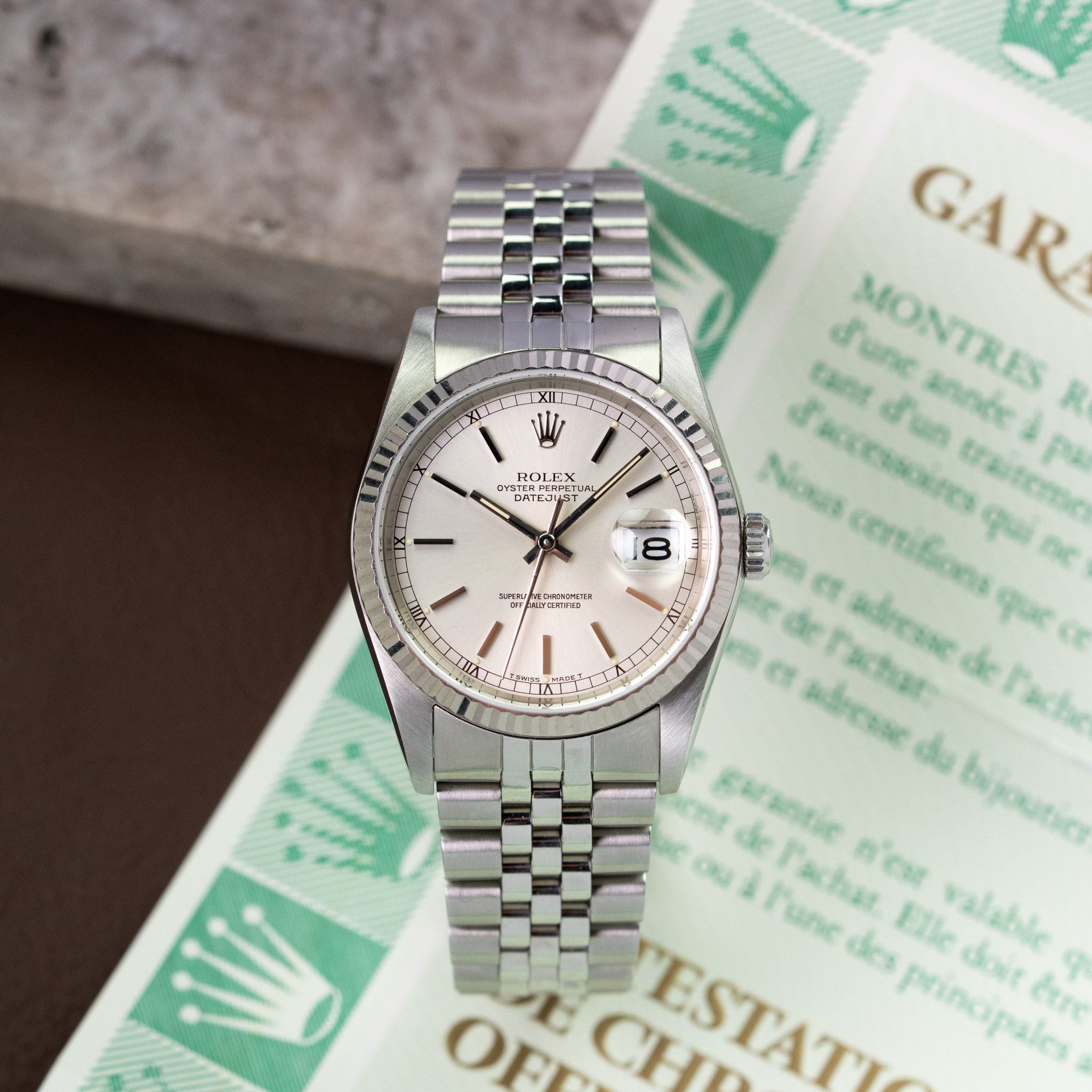 Rolex Datejust Ref.16234 Silver