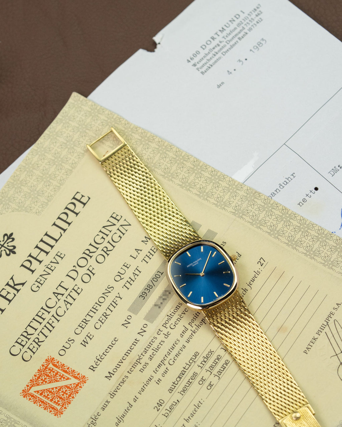 Patek Philippe Ellipse Jumbo 3938