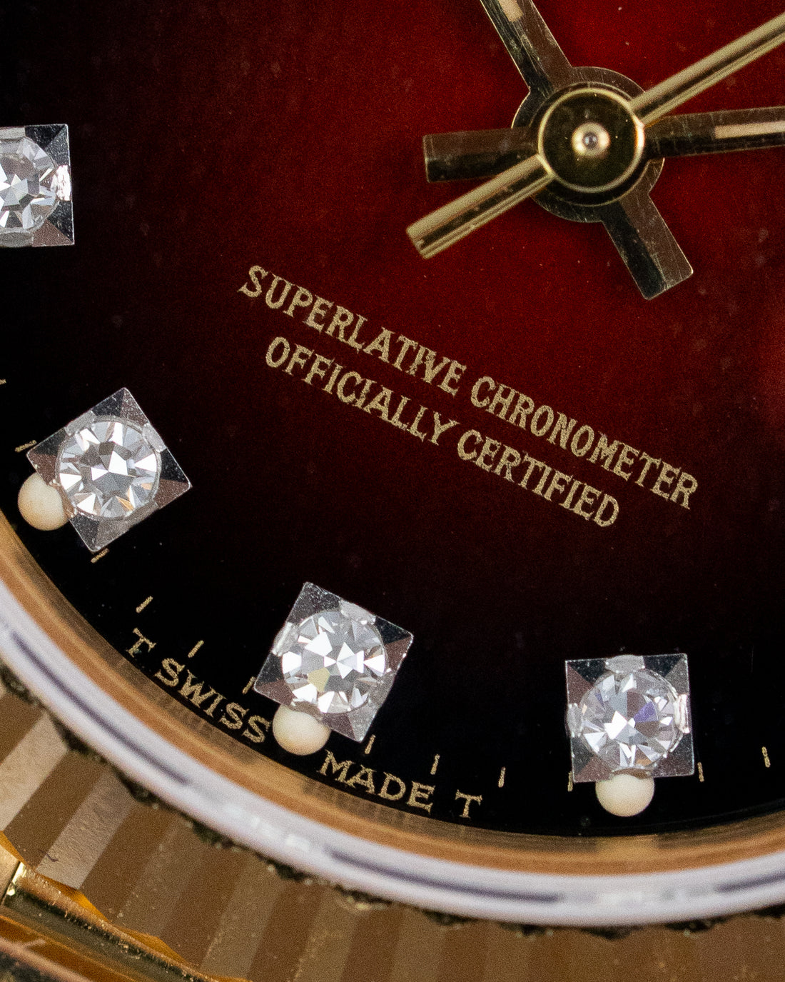 Rolex Lady Datejust 69178 Red Vigentte Factory Diamond