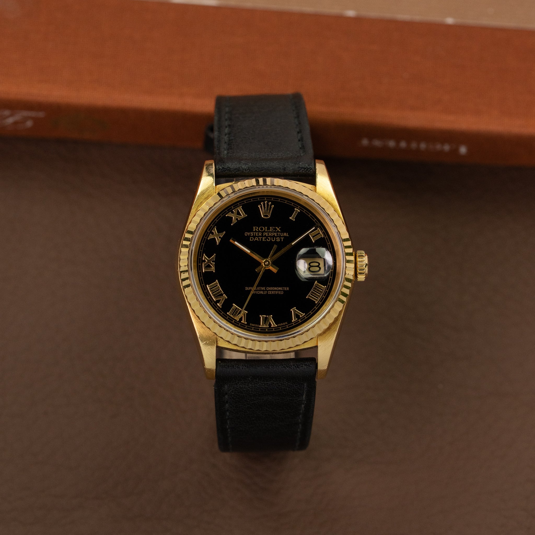 Rolex Datejust Ref.16238 Black Dial Roman Numerals