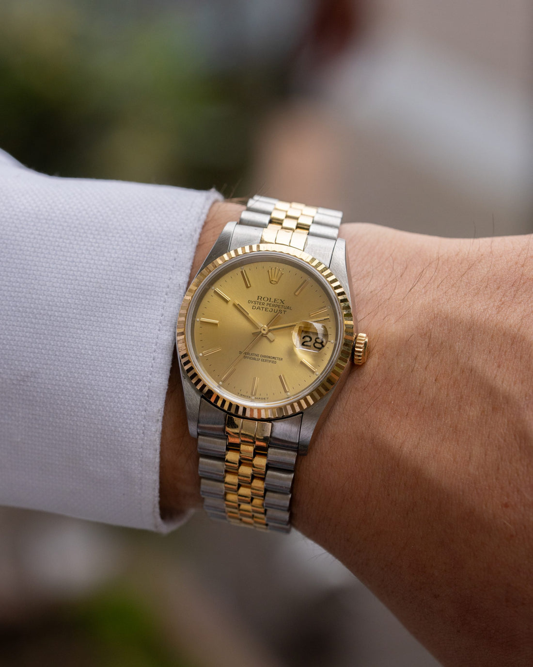 Rolex Datejust 16233 Champagne Dial