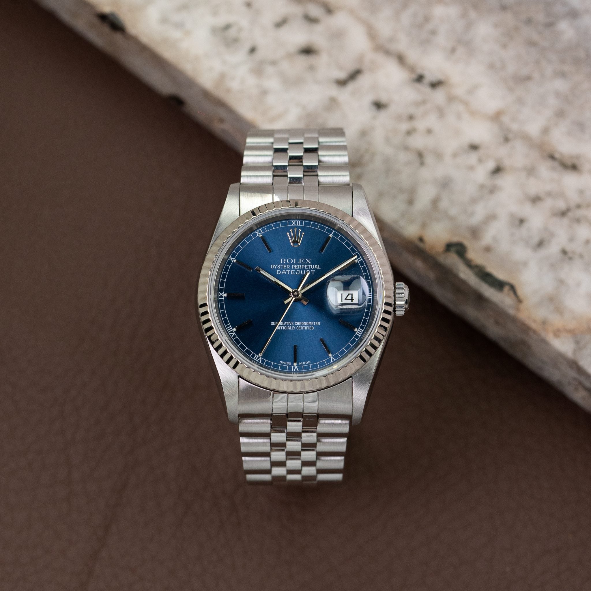 Rolex Datejust 16234 Blue Dial