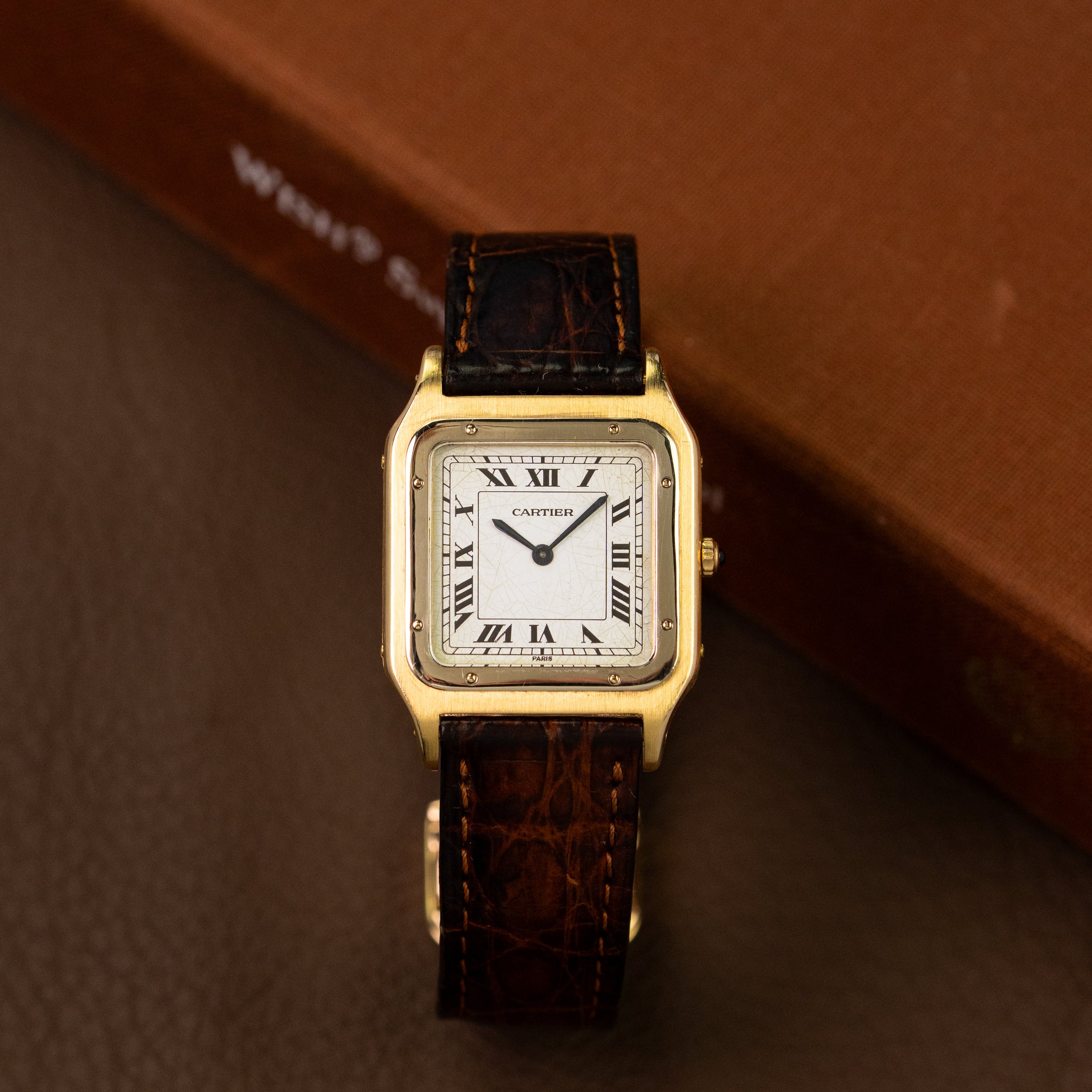Cartier Santos Dumont Ref.96061 Deux Ors Extra-Plat 'Paris'
