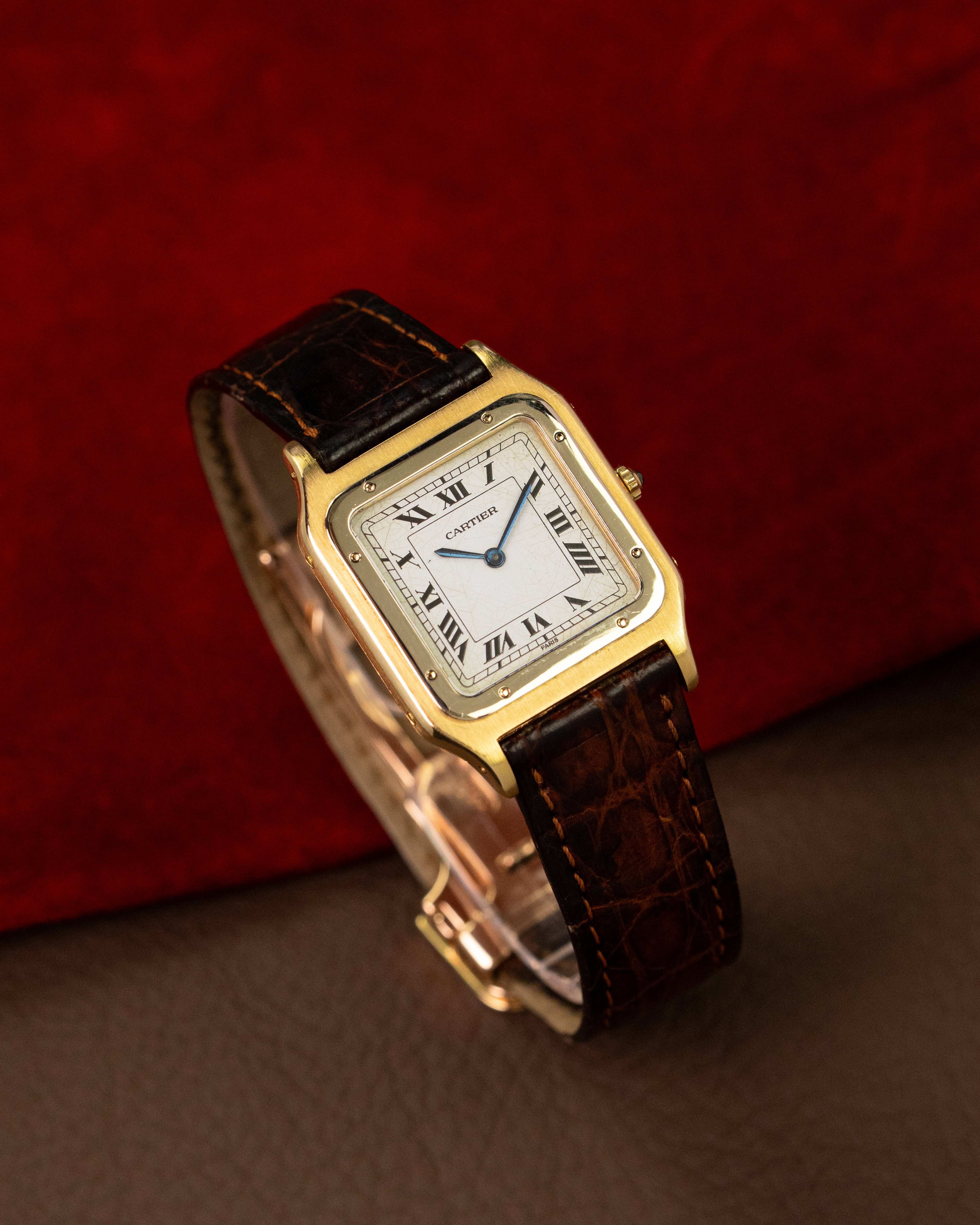 Cartier Santos Dumont Ref.96061 Deux Ors Extra-Plat 'Paris'